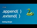 Python List Append Extend How to Add Items to a List
