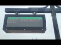 LIRR LCD overhead departure boards at Baldwin