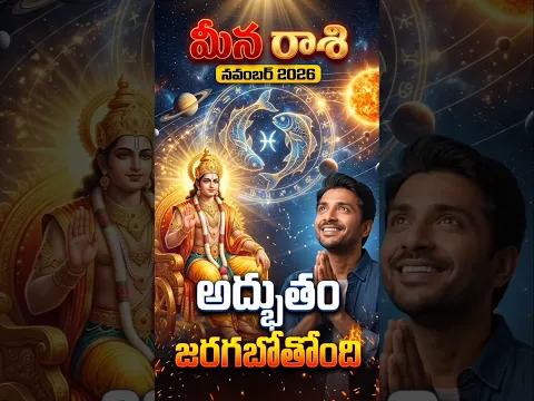 November 2026 Pisces Horoscope | మీనరాశి