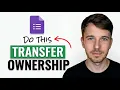 How to Transfer Google Form Ownership 2026 Step by Step Guide