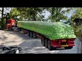 Download Lagu Wow Gila‼️ Truk Trailer Super Panjang Muatan 70 Ton Uji Nyali Lewat Tanjakan Sitinjau Lauik