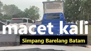 challenge simpang barelang sudah selesai sekarang sudah selesai pembangunan dan sudah tidak macet 
