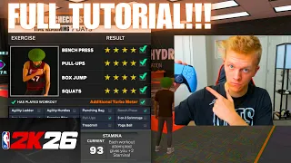 2K26 GATORADE FACILITY TUTORIAL FOR ALL WORKOUTS