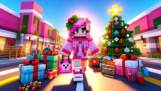 Prncess Leah's CHRISTMAS SHOPPING DISASTER - Lost in a Mall.. Minecraft Life
