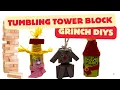 Easy Grinch Tumbling Tower Block DIYs to Make This Christmas