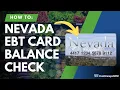 Nevada EBT Balance Check Instructions