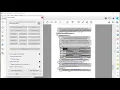 Configuring a table in a PDF using the reading order panel table editor