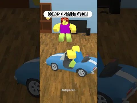 COMO MEUS PAIS VEEM X COMO EU IMAGINO!!!  #roblox #humor #shorts