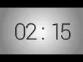 2 Minutes and 15 seconds countdown Timer - Beep at the end Simple Timer two min fifteen sec