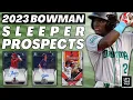 7 Sleeper Prospects in 2023 Bowman Bowman Chrome Baseball Cards Prospecting on a Budget