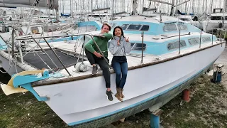 Dirt Cheap Catamaran Refit | Part 1 | Wildlings Sailing