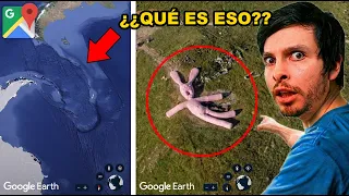 Encontré 10 CRIATURAS GIGANTES en GOOGLE MAPS !!