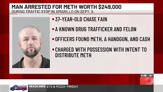 Man arrested for meth worth 249 000 during traffic stop in Amarillo