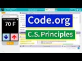 Code org Lesson 2 2 Variables Investigate Tutorial with Answers Unit 4 CS Principles