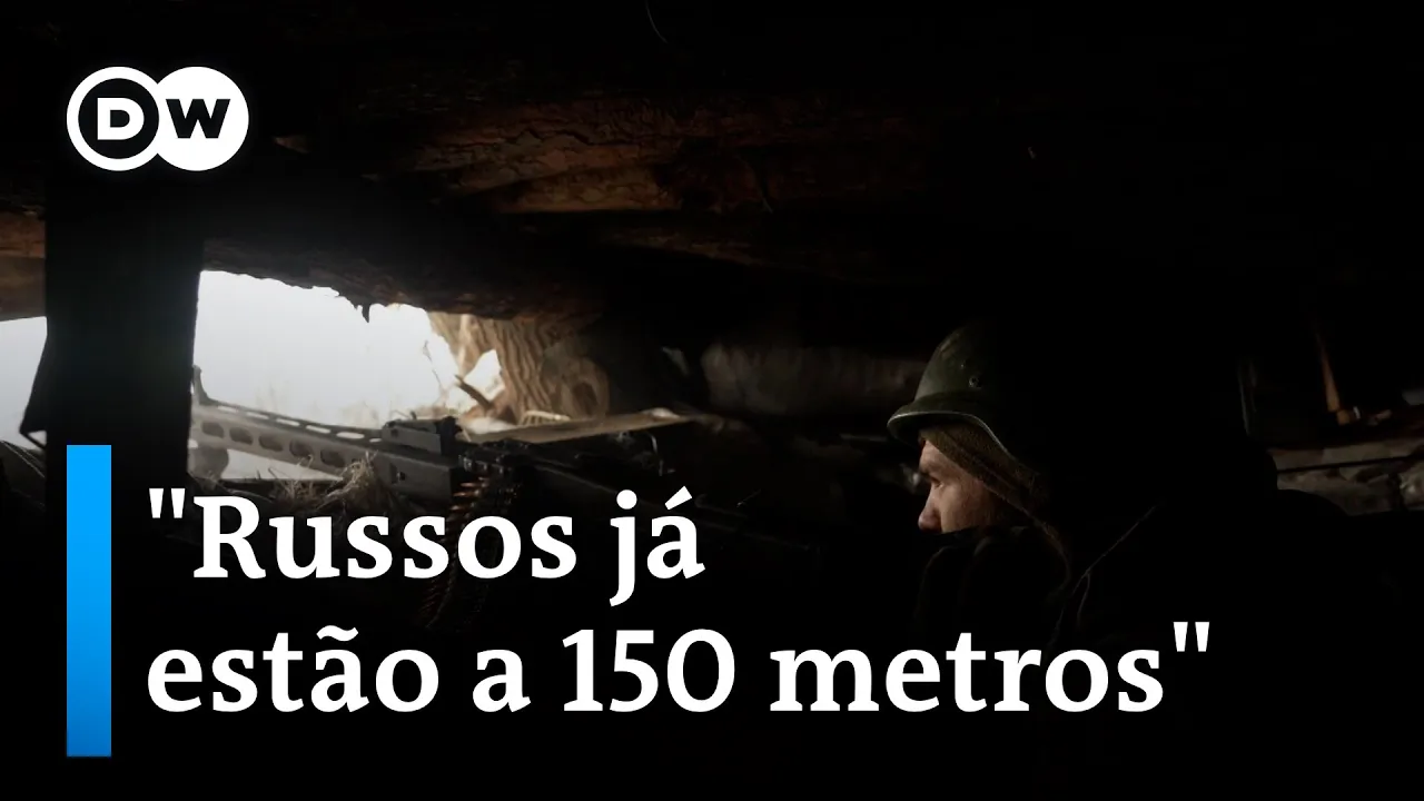 Repórter entra nas trincheiras do front mais sangrento da Guerra na Ucrânia