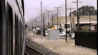 LA Union Station LAUS to Santa Barabra CA Trainorders rail car trip 5-17-03