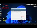 Download Install Java JDK on Windows Step-by-Step Java Installation Guide 2026