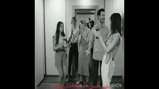 كواليس مسلسل لعبة حظ الفريق يحتفل بعيد ميلايد السيد بوا 