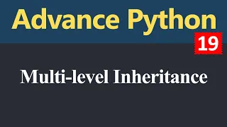 Multilevel Inheritance in Python Hindi