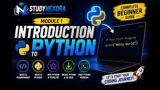 Introduction to Python for Beginners Module 1 Complete Python Course 2026