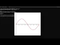Sinewave Graph Plotter Windows GUI Application in c