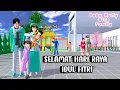 Download Lagu Happy Eid Mubarak !💚 ( BABY MOLLY WITH FAMILY ) || sakura school simulator