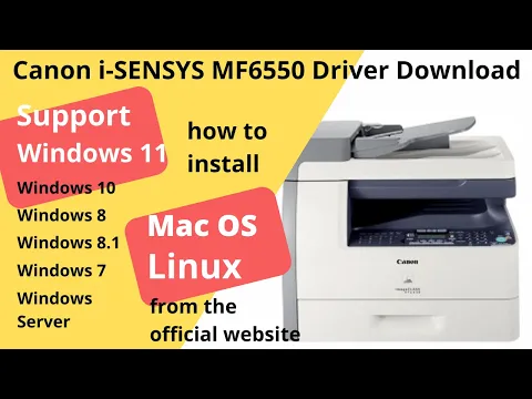 Download MP3 Canon i-SENSYS MF6550 Driver Download and Setup Windows 11 Windows 10,Mac 13, Mac 12, Mac 11