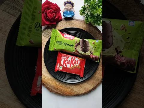 Pista Kunafa Icecream aur Kitkat se Ye Banao 😱 #shorts #shortvideo #cartoon #spicyfoodcorner