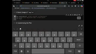 lmplot in Python Seaborn - Python Coding Lab Statistics Lab