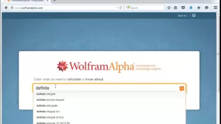 wolfram alpha definite integral 1