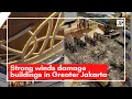 Angin kencang merusak bangunan di Jabodetabek