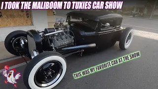 Maliboom Goes To Tuxies Car Show