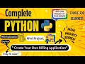 Create your Own Billing System Mini Project Python Course for Beginners