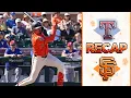 San Francisco Giants vs Rangers Spring Training Game Recap