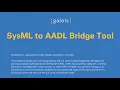 Download Lagu SysML to AADL Bridge Tool