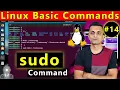 Linux Basic Command - 14 How To Use sudo Command in Linux What is sudo in Linux In Hindi