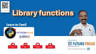 Python Library Functions Explained in Tamil 2026 math random Lesson 15 Python Plus