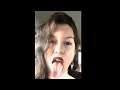Long tongue girl 285