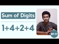 Sum of Digits of a Number C Programming for Beginners Ep - 17 Tamil code io