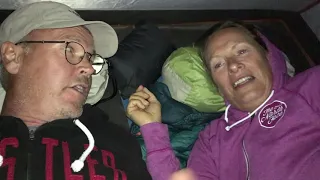 We spend the night on an active vulcano