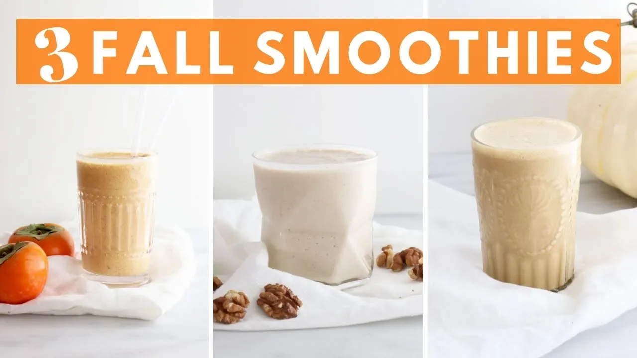 3 Fall Smoothies   Quick, Healthy Breakfasts   Healthy Grocery Girl