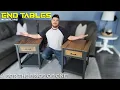 DIY Modern Vintage End Tables - plans available