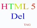 html 5 Del tag bangla tutorial part 9