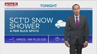 Scattered snow showers Monday evening more sunshine Tuesday WTOL 11 Weather - Dec 18