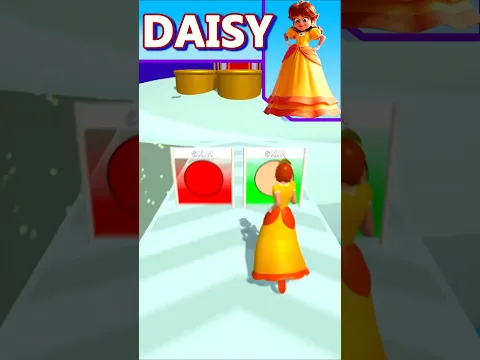 I'm a Princess Daisy but on Slow To Fast Version on #buildaqueen 574
