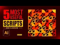 5 Most Useful Scripts for Illustrator Users Free Scripts Illustrator scripts Part 02