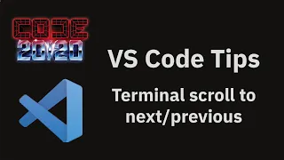 VS Code tips Terminal scroll to