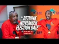Lagu EFF Deputy President Gardee Godrich Challenges IEC: Rethink November Election Date