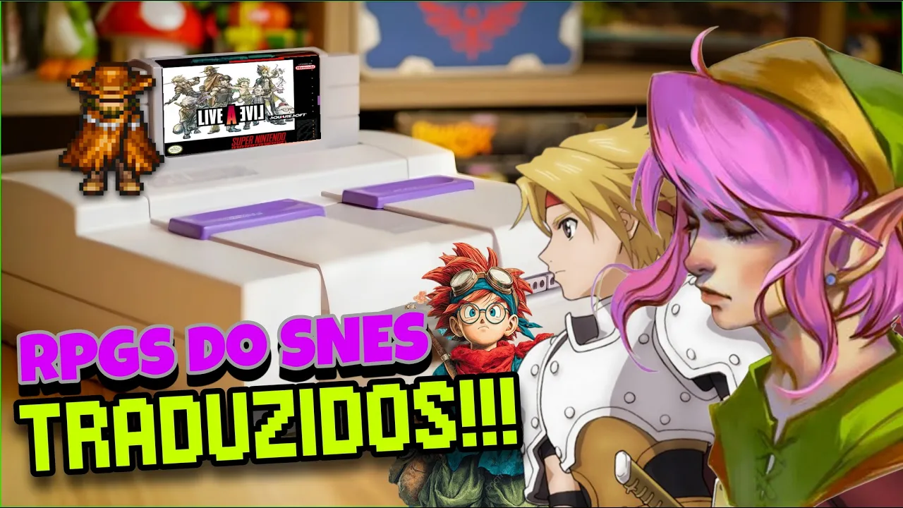 RPGs DO SNES COM TRADUÇÃO EM PORTUGUES!!!!