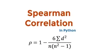 Spearman Rank-order Correlation Using SciPy package in Python
